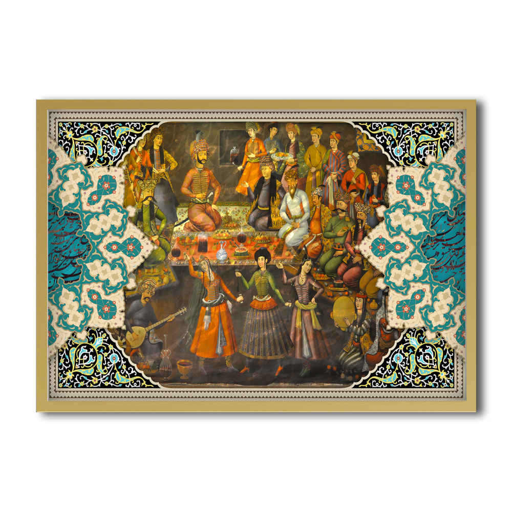 Price and Buy Persian Canvas Art – Printed Bazm - Image 5