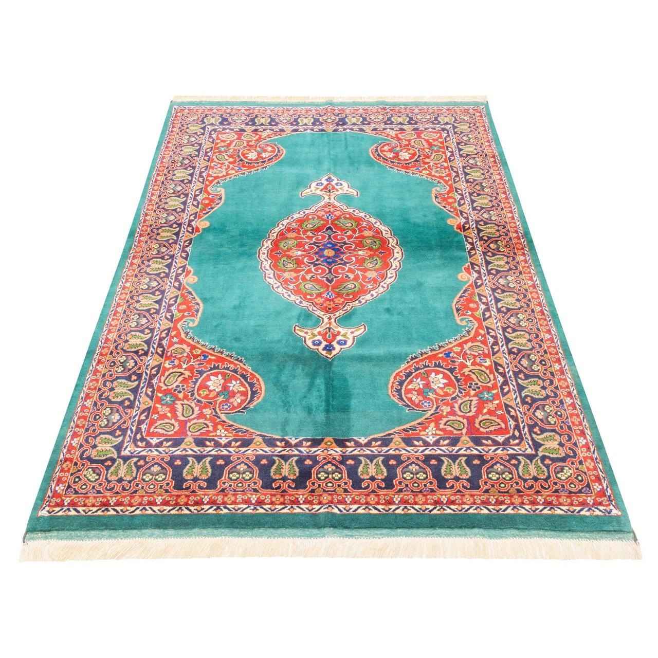 Price and Buy Persian Carpet Intricately Hand-Knotted Medallion Silk & Wool Blend Imani - Image 3