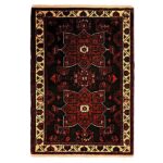 Price and Buy Persian Carpet Intricately Hand-Knotted Medallion Wool Black Toranj