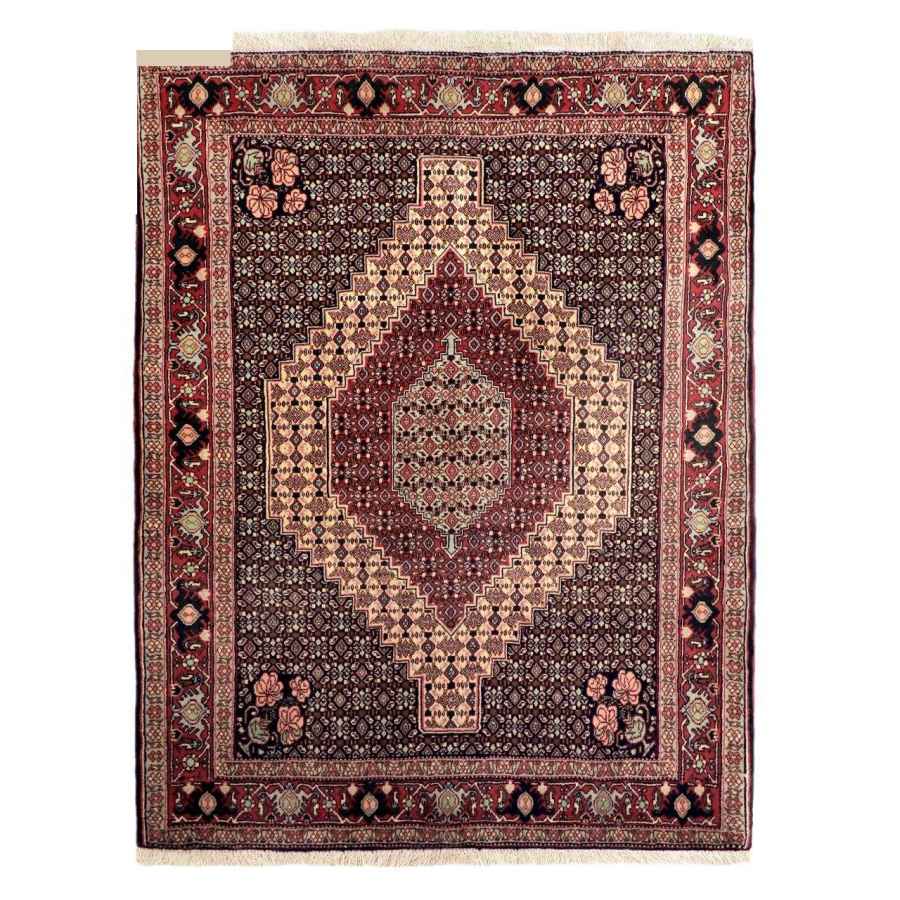 Price and Buy Persian Carpet Intricately Hand-Knotted Medallion Wool Brown