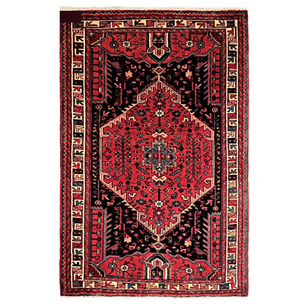 Price and Buy Persian Carpet Intricately Hand-Knotted Medallion Wool Nour
