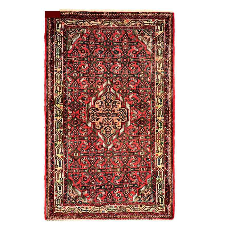 Price and Buy Persian Carpet Intricately Hand-Knotted Medallion Wool Red Toranj