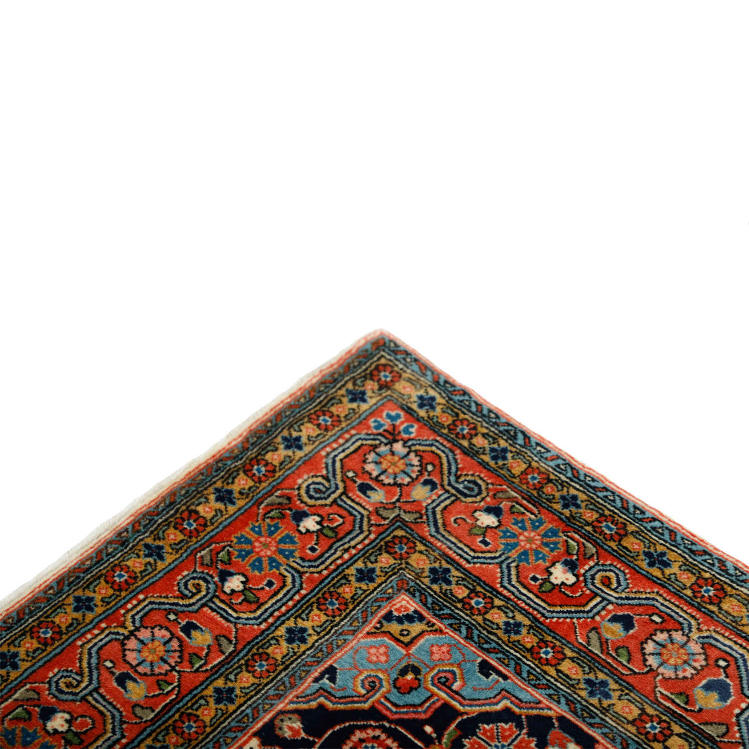 Price and Buy Persian Carpet with Wool Hand-Knotted Original in Malayer Floral Red - Image 10