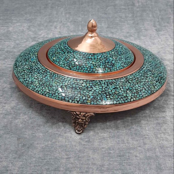 Price and Buy Persian Caviar Server Turquoise Inlay with Copper Footed Style_68fee7870f1c7.jpeg Price and Buy Persian Caviar Server Turquoise Inlay with Copper Footed Style