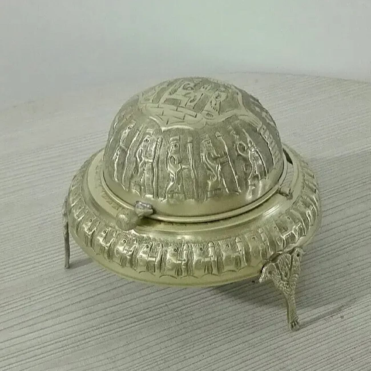 Price and Buy Persian Caviar Server with Brass Roll Top Handmade - Image 4