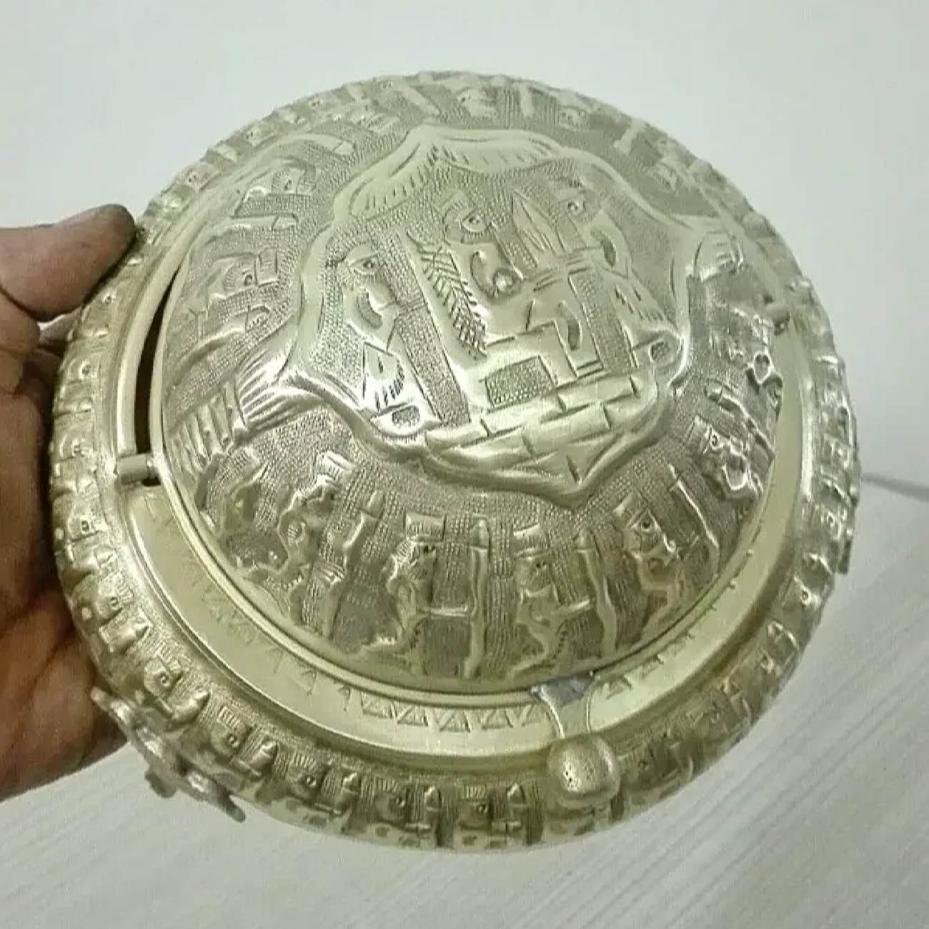 Price and Buy Persian Caviar Server with Brass Roll Top Handmade - Image 5