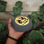 Price and Buy Persian Cement Ashtray – Modern Hich Calligraphy Design - Image 4