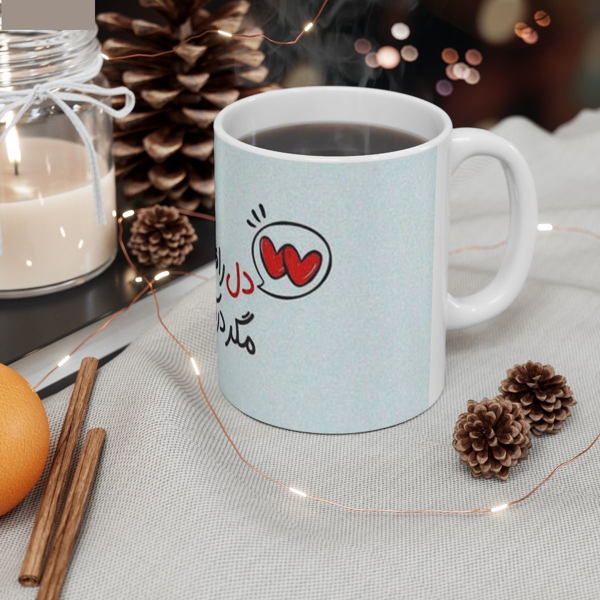 Price and Buy Persian Ceramic Coffee Mug – Del Ra Gharar Nist - Image 3
