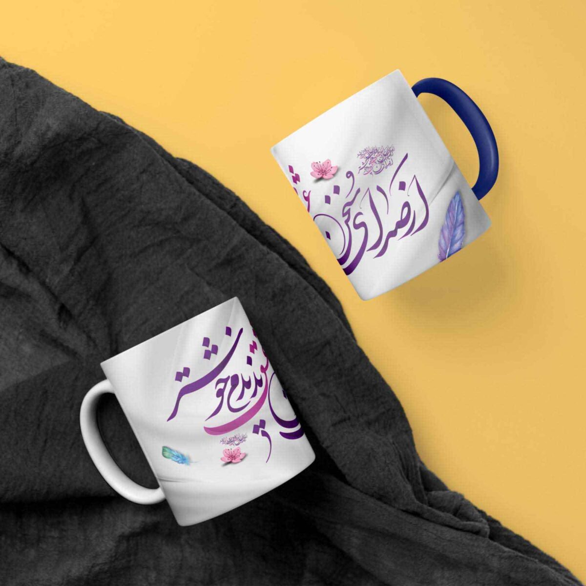 Price and Buy Persian Ceramic Coffee Mug – Farsi Poem Calligraphy - Image 5