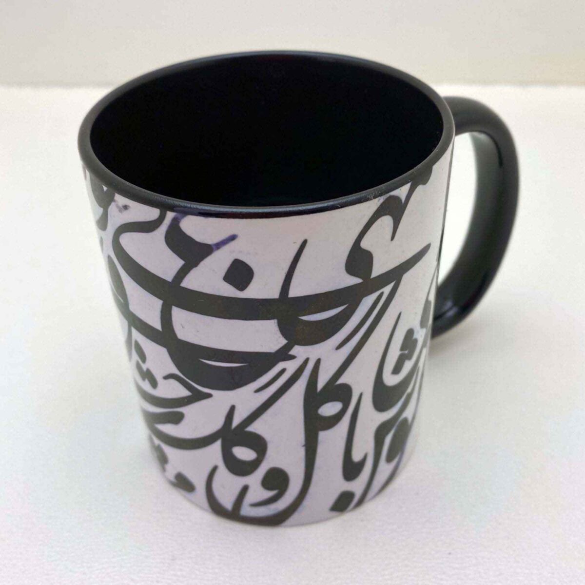 Price and Buy Persian Ceramic Coffee Mug – Mashgh Calligraphy - Image 3