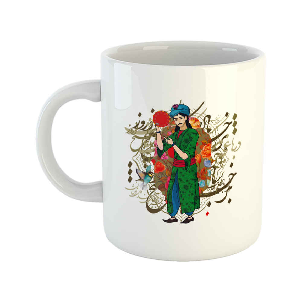 Price and Buy Persian Ceramic Coffee Mug Model Nouruz