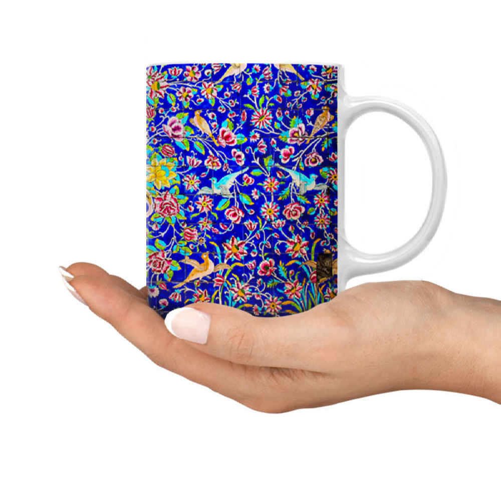 Price and Buy Persian Ceramic Coffee Mug Traditional Tile - Image 3