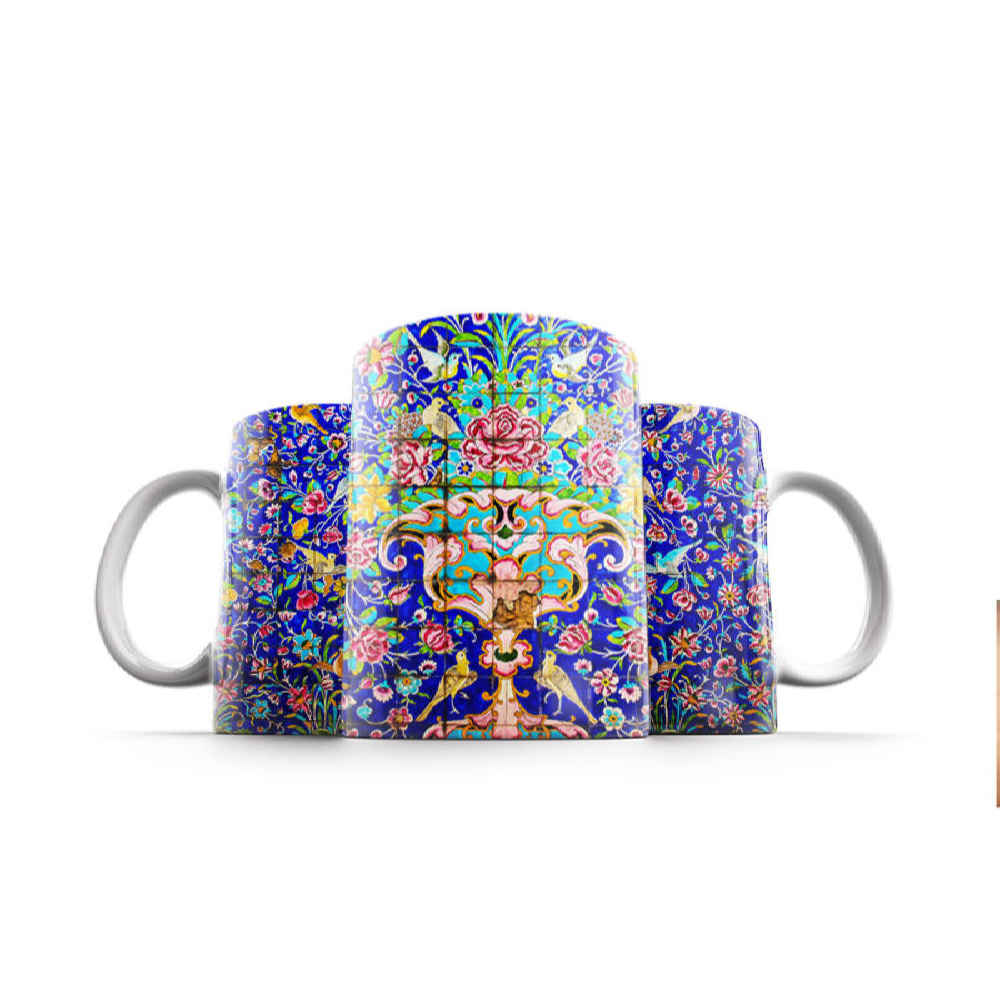 Price and Buy Persian Ceramic Coffee Mug Traditional Tile - Image 4