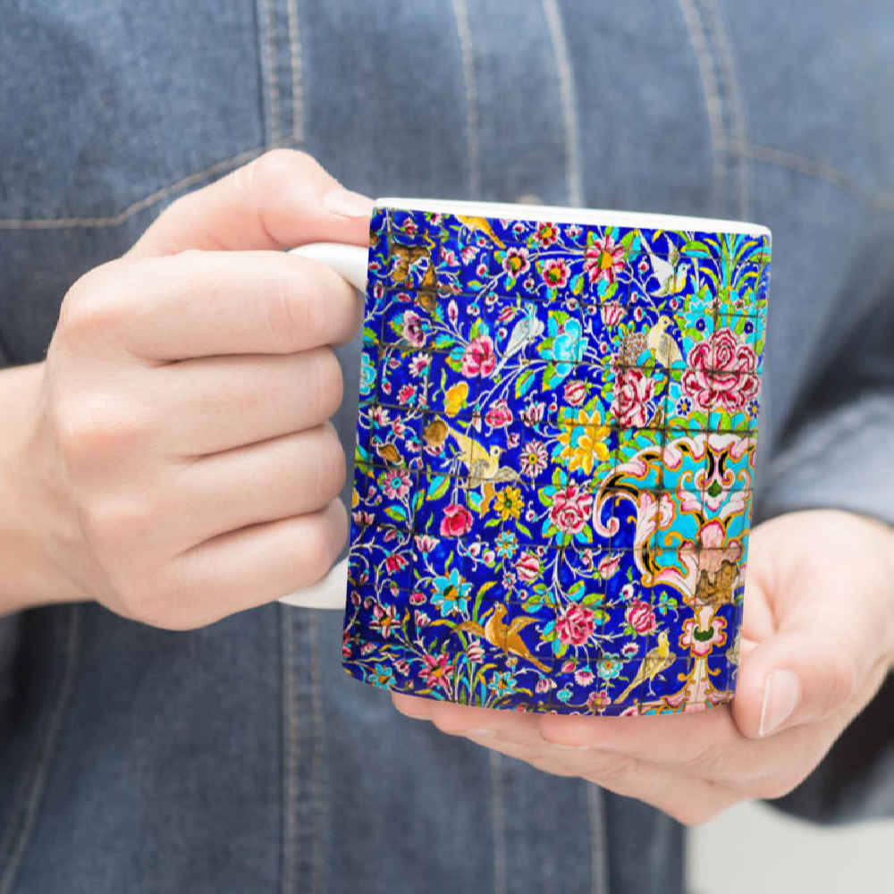 Price and Buy Persian Ceramic Coffee Mug Traditional Tile - Image 5