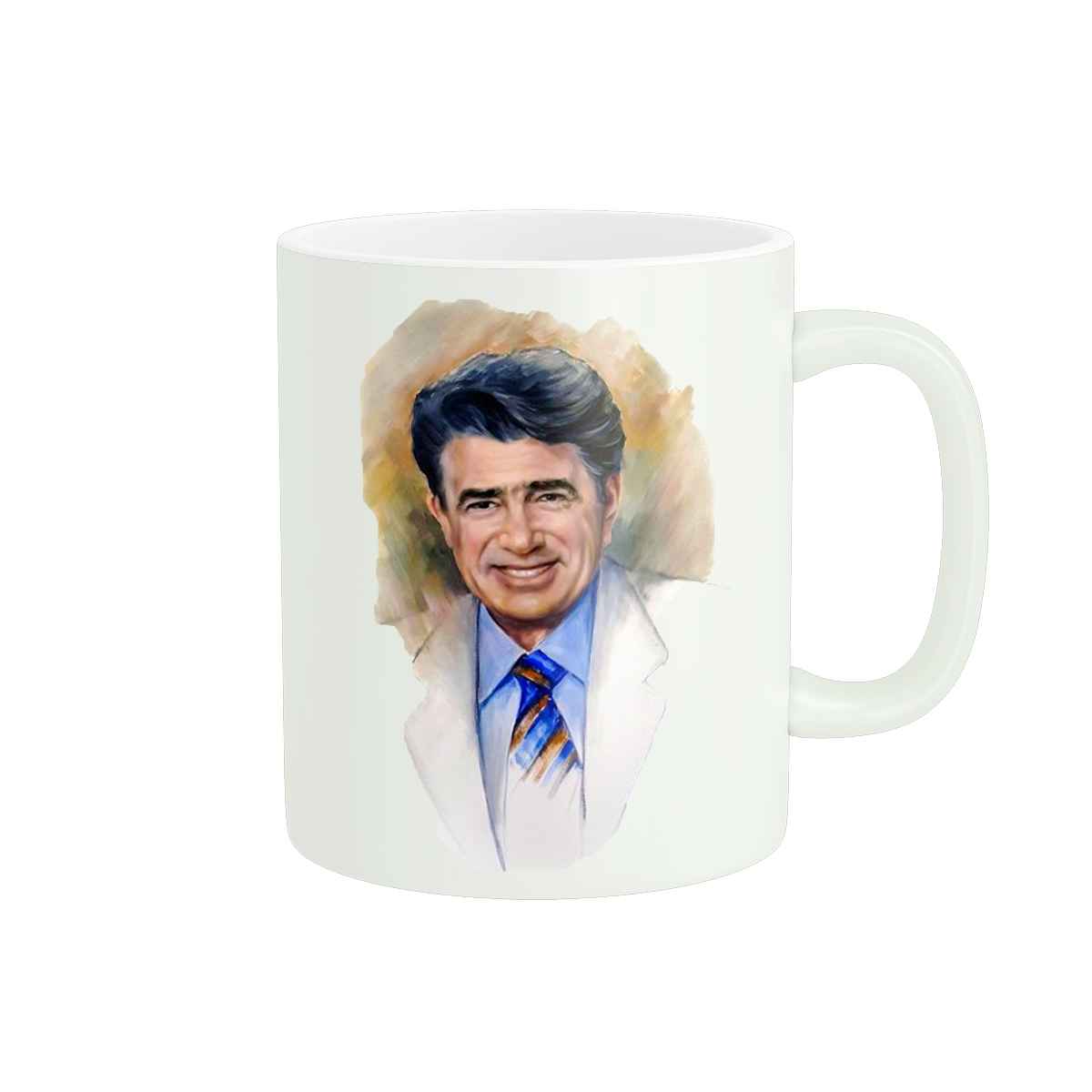 Price and Buy Persian Ceramic Coffee Mug with the Pattern Mohammad-Reza Shajarian