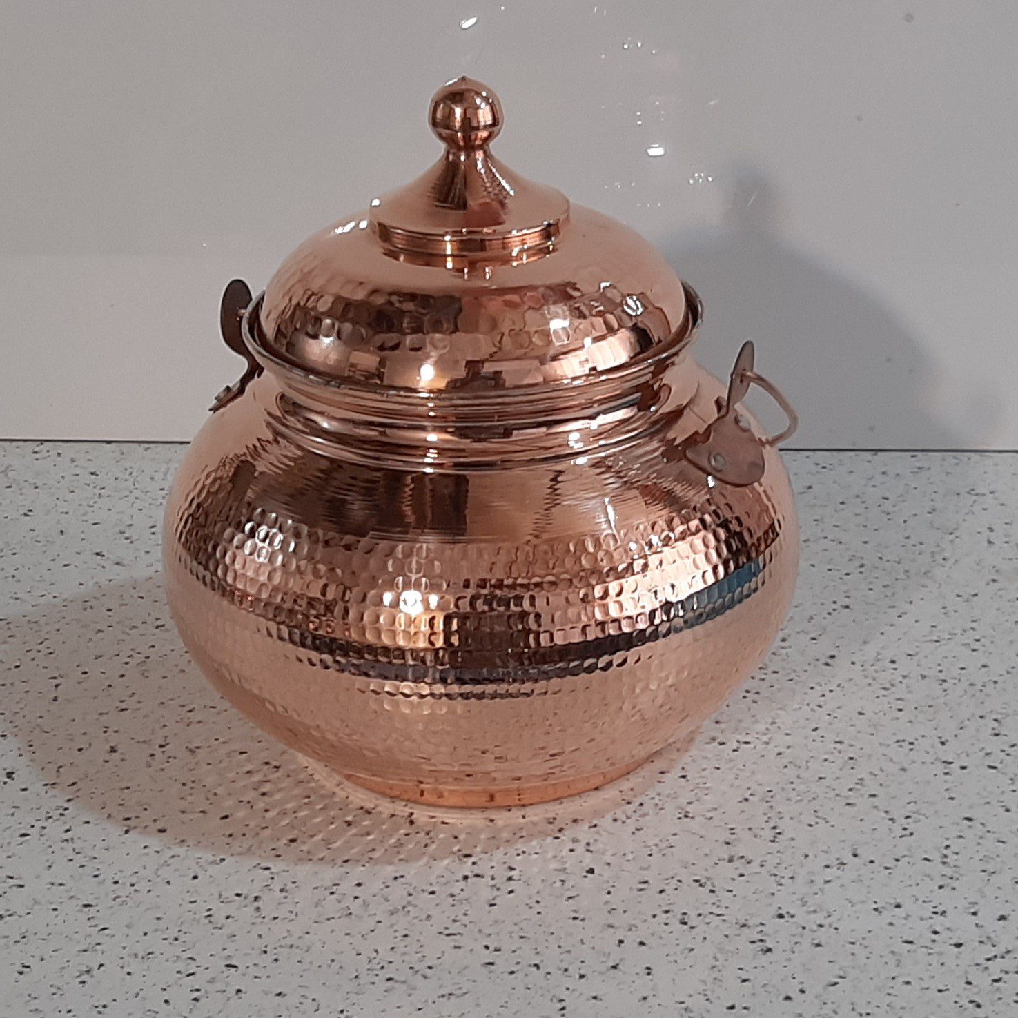 Price and Buy Persian Copper Abgoosht Pot with Lid Ideal for Making Traditional Dishes Model FG45_6901673963729.jpeg Price and Buy Persian Copper Abgoosht Pot with Lid Ideal for Making Traditional Dishes Model FG45 - Image 1