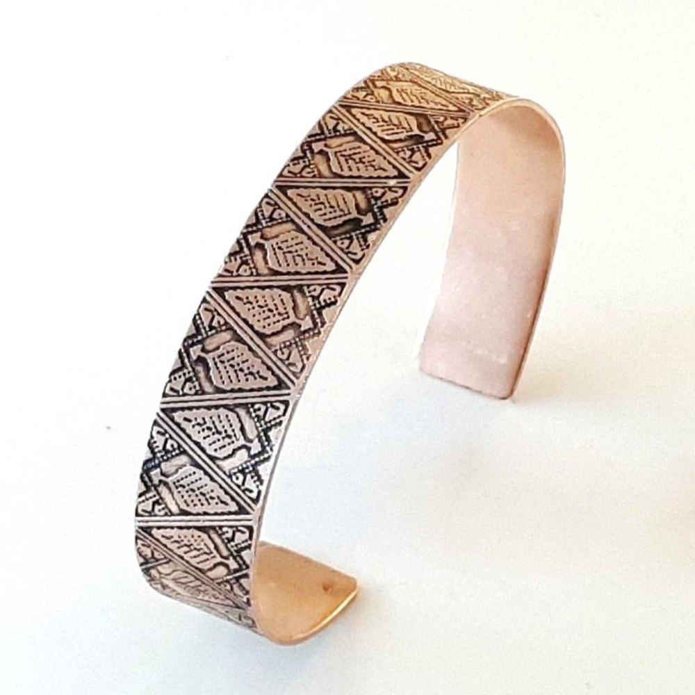 Price and Buy Persian Copper Bracelet Affirmation – Kaaj - Image 3