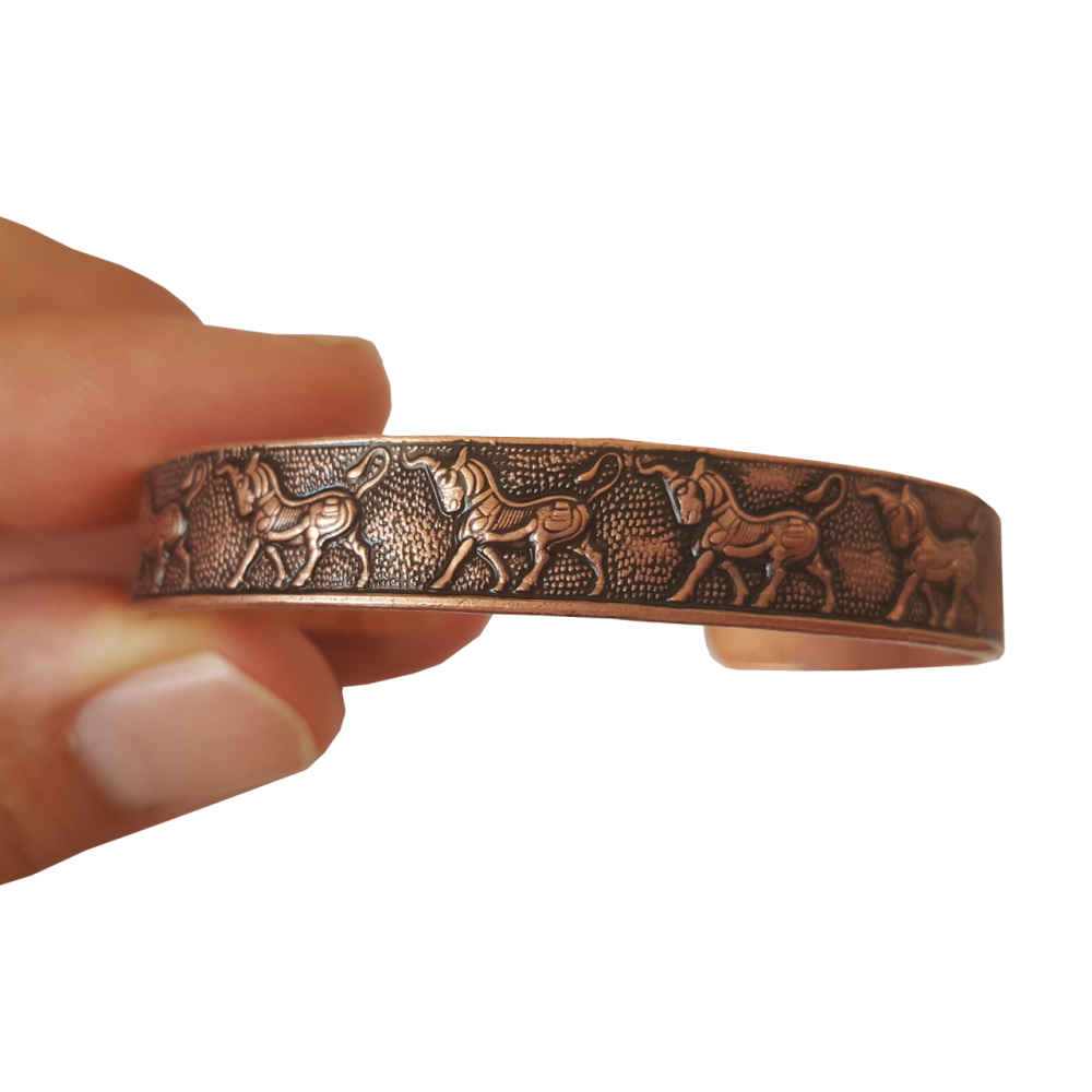 Price and Buy Persian Copper Bracelet – Horse - Image 3