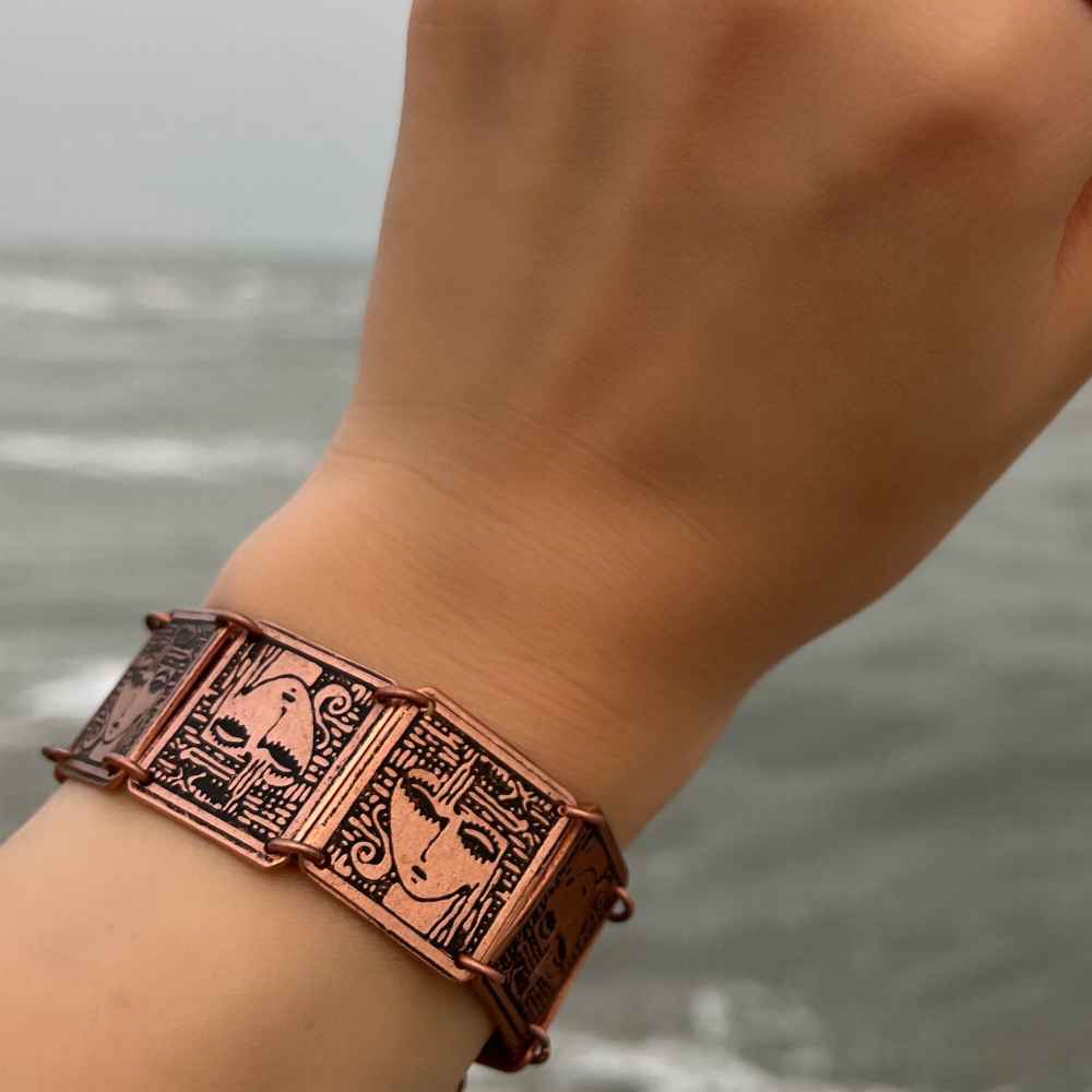 Price and Buy Persian Copper Bracelet – Rokh - Image 4