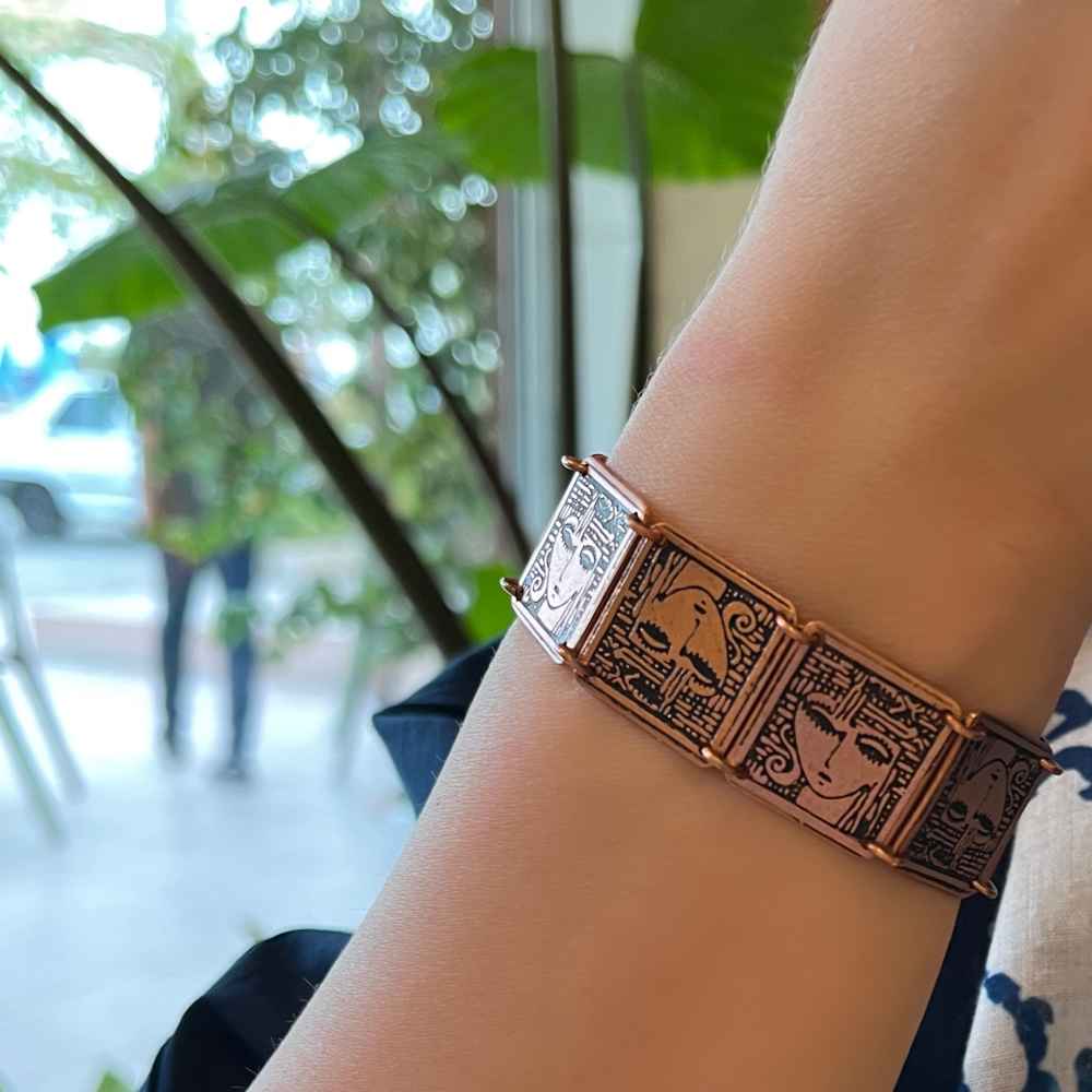 Price and Buy Persian Copper Bracelet – Rokh - Image 5