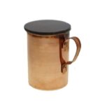 Price and Buy Persian Copper Cup – Handcrafted with Handle for Cold Drinks – Hammered Darabi I