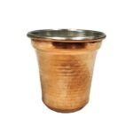 Price and Buy Persian Copper Cup – Handcrafted with Handle for Cold Drinks – Hammered Farin