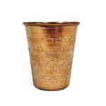 Price and Buy Persian Copper Cup – Handcrafted with Handle for Cold Drinks – Hammered Saz