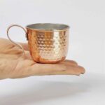 Price and Buy Persian Copper Cup – Handcrafted with Handle for Cold Drinks – Hammered Shahin - Image 5