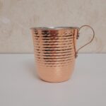 Price and Buy Persian Copper Cup – Handcrafted with Handle for Cold Drinks – Hammered Traditional
