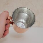 Price and Buy Persian Copper Cup – Handcrafted with Handle for Cold Drinks – Hammered Traditional - Image 6