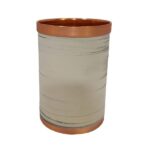 Price and Buy Persian Copper Cup – Handcrafted with Handle for Cold Drinks – Hammered White