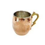 Price and Buy Persian Copper Cup – Handcrafted with Handle for Cold Drinks – Hammered Yaran II
