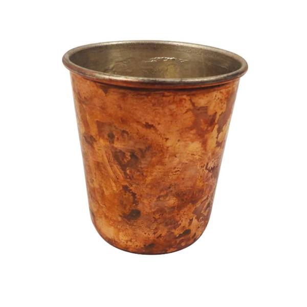 Price and Buy Persian Copper Cup – Handcrafted with Handle for Cold Drinks – Hammered - Image 3