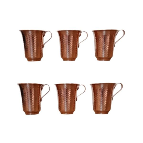 Price and Buy Persian Copper Cup – Set of 6 Handcrafted with Handle for Cold Drinks – Hammered Limak_68f6bae97801c.jpeg Price and Buy Persian Copper Cup – Set of 6 Handcrafted with Handle for Cold Drinks – Hammered Limak