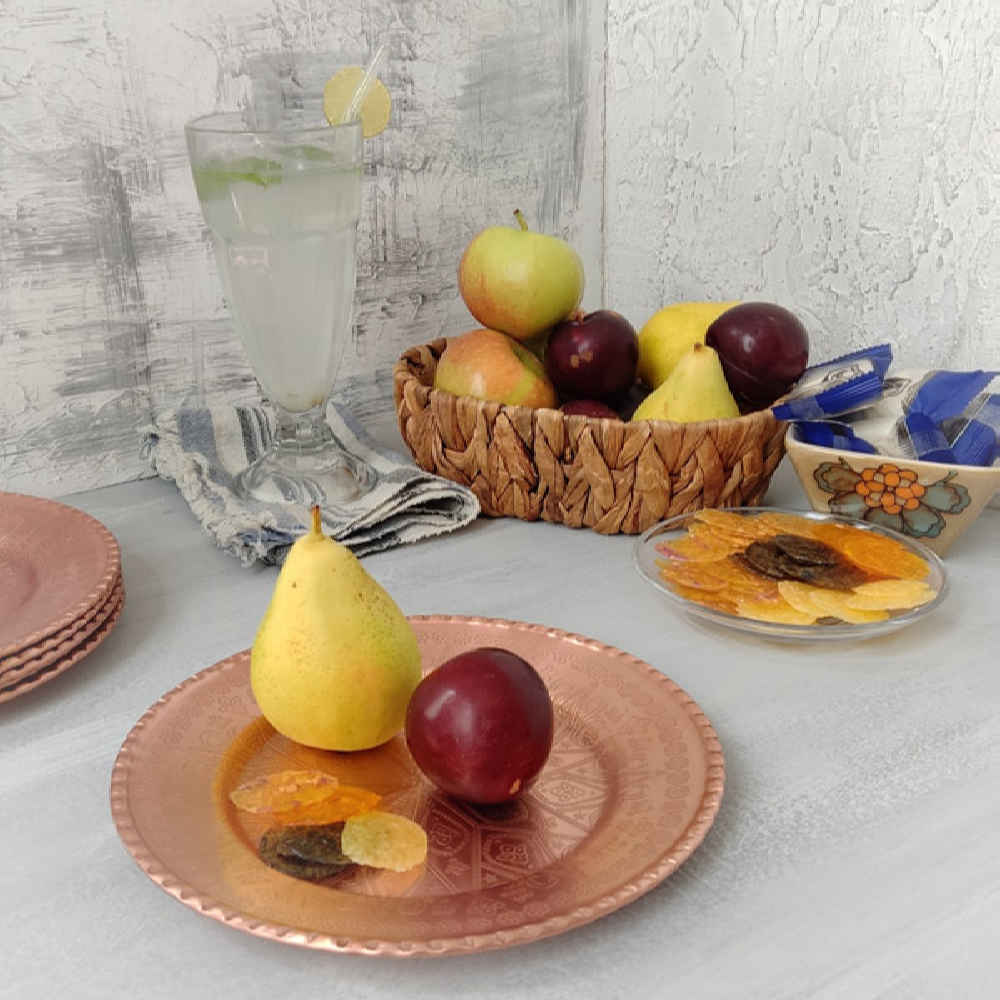 Price and Buy Persian Copper Dinnerware Plate – Model Atrin - Image 3
