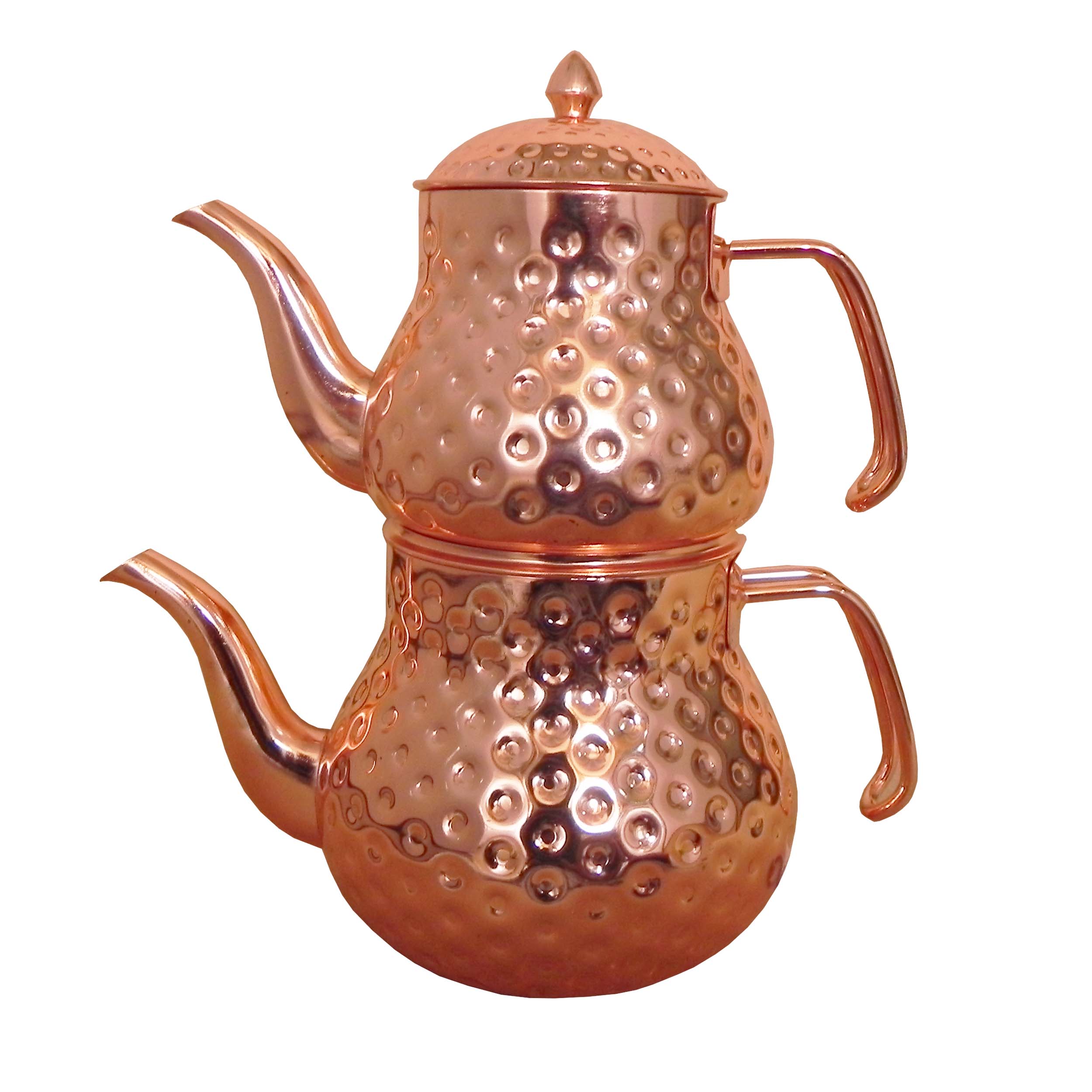 Price and Buy Persian Copper Double Teapot Durable and Hammered Artabanus