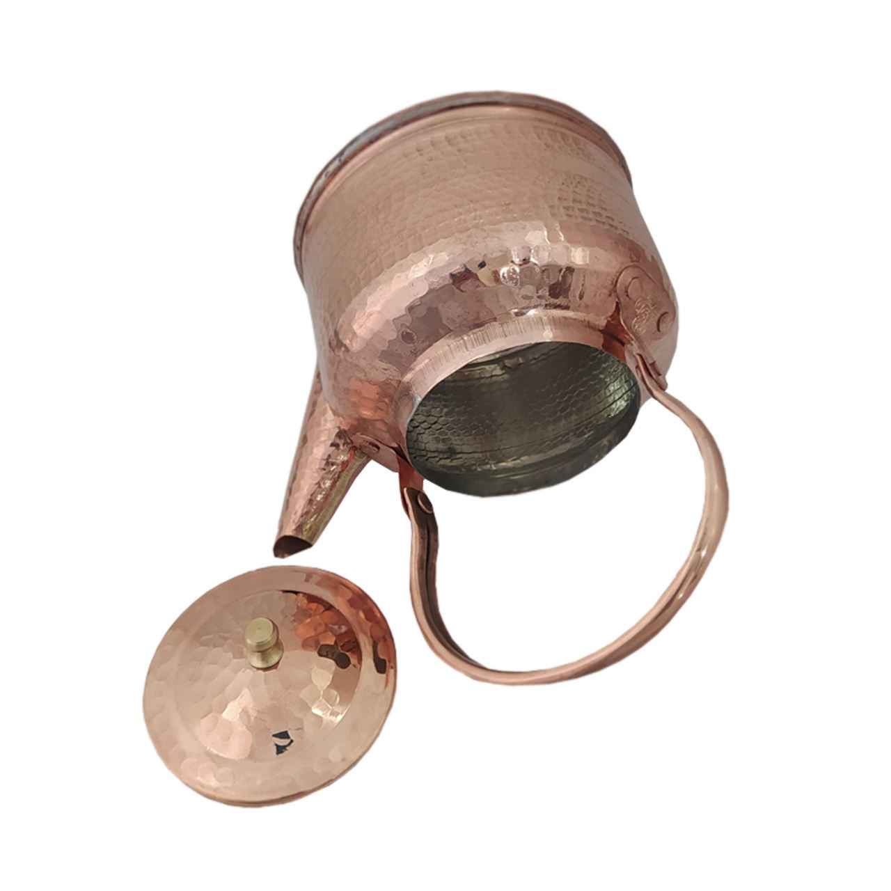 Price and Buy Persian Copper Double Teapot Durable and Hammered Nazarian - Image 3