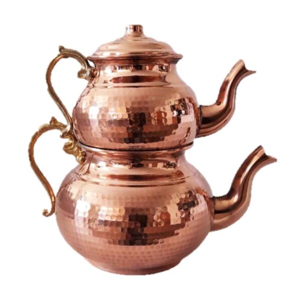 Price and Buy Persian Copper Double Teapot Durable and Hammered Sadaf_68fbbfdbee298.jpeg Price and Buy Persian Copper Double Teapot Durable and Hammered Sadaf