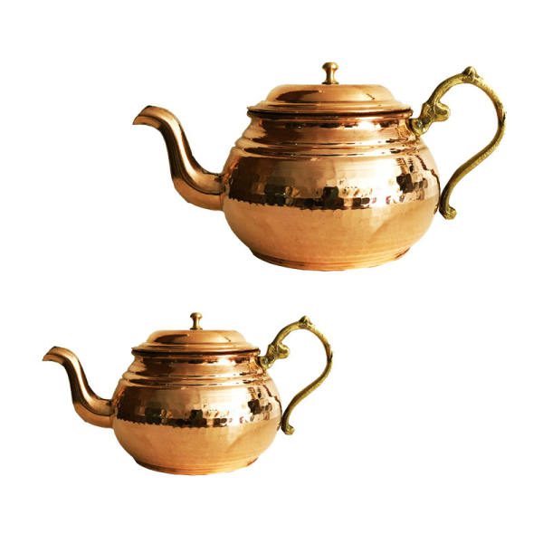 Price and Buy Persian Copper Double Teapot Durable and Hammered T190 - Image 3
