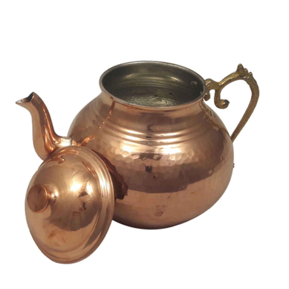 Price and Buy Persian Copper Double Teapot Hammered & Durable Azar - Image 3