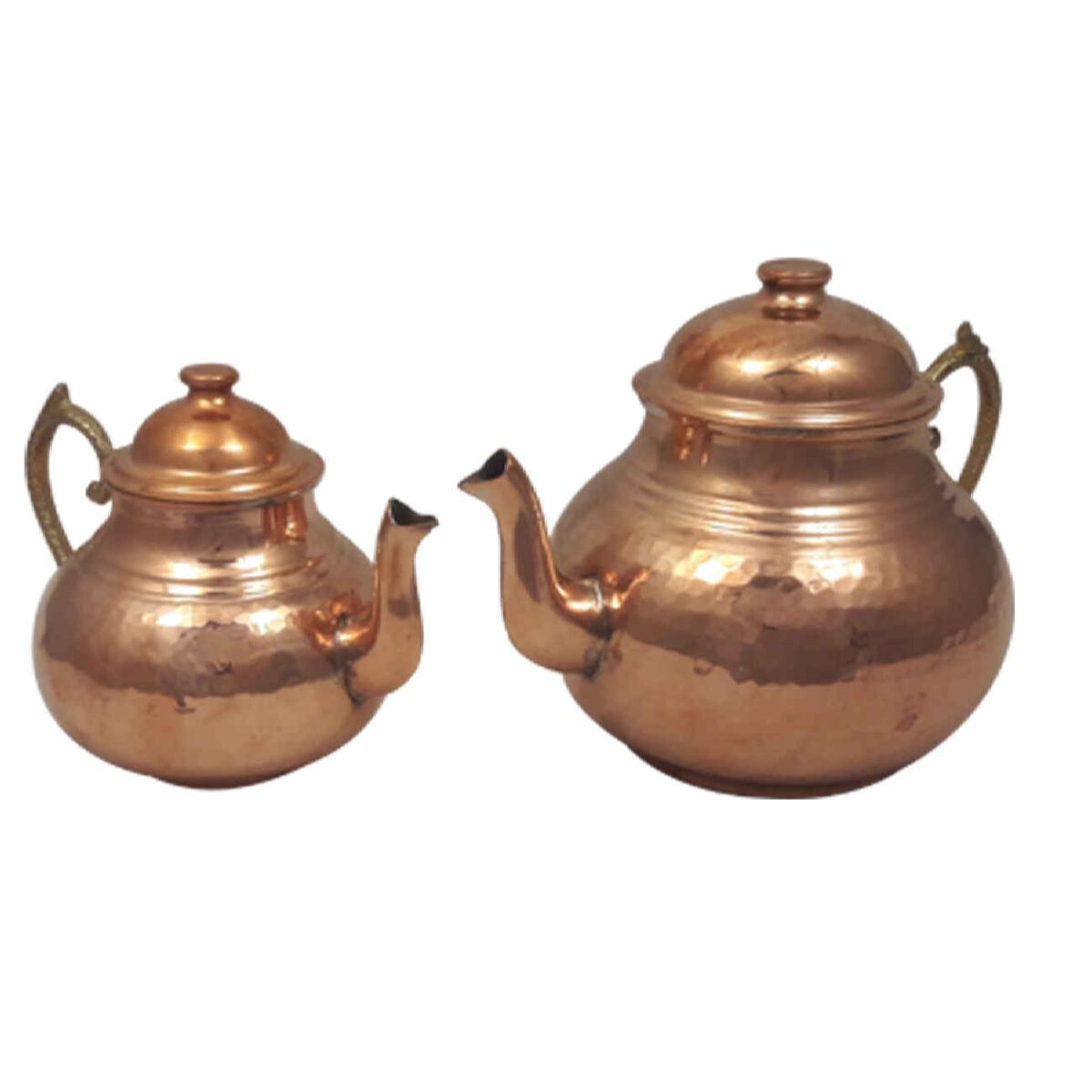 Price and Buy Persian Copper Double Teapot Hammered & Durable Azar - Image 5