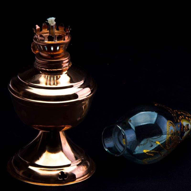 Price and Buy Persian Copper Kerosene Oil Lamp Model Shah Abbas (2x) - Image 6