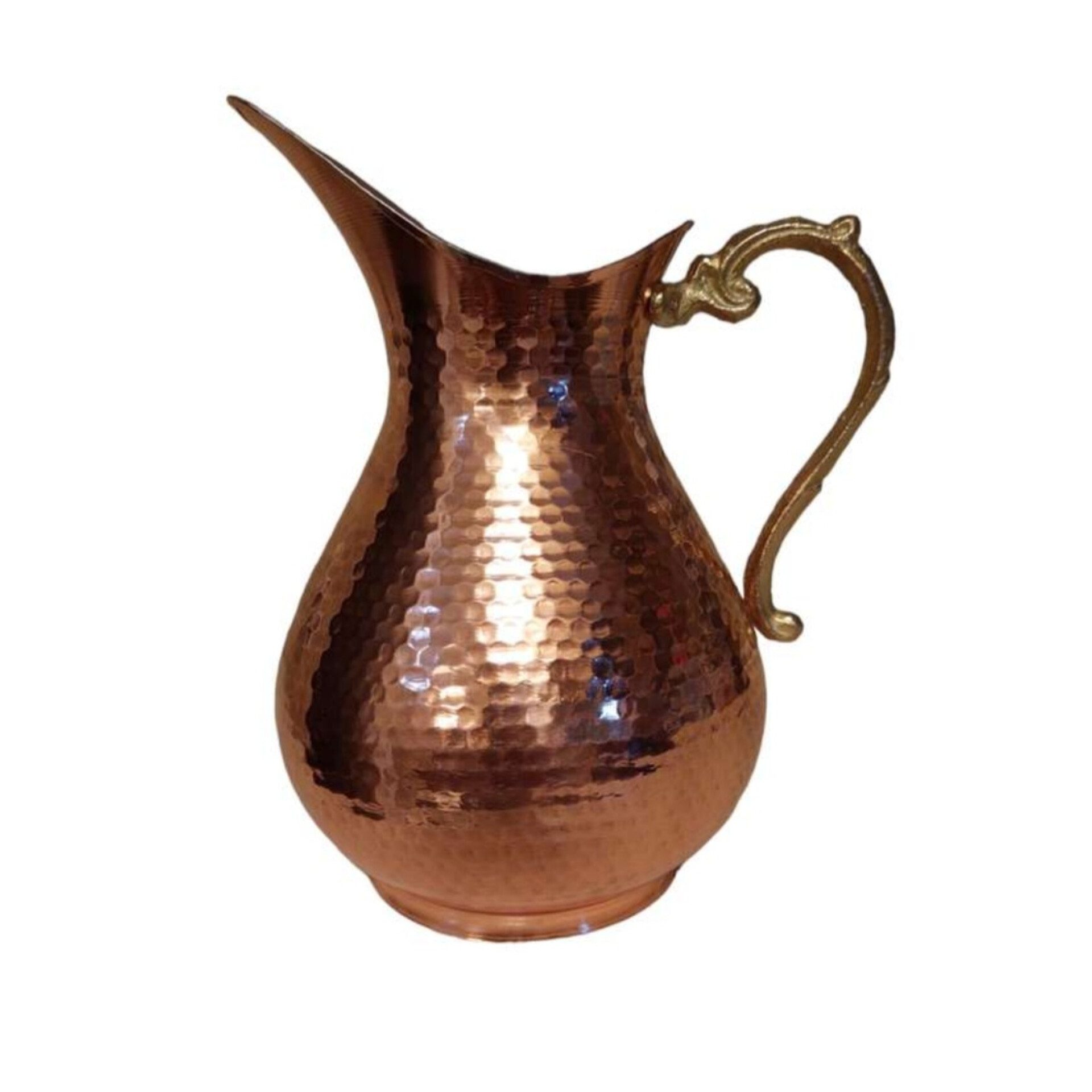 Price and Buy Persian Copper Pitcher Duck Hammered
