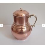 Price and Buy Persian Copper Pitcher Hammered with Brass Handle Model Roshanak - Image 3