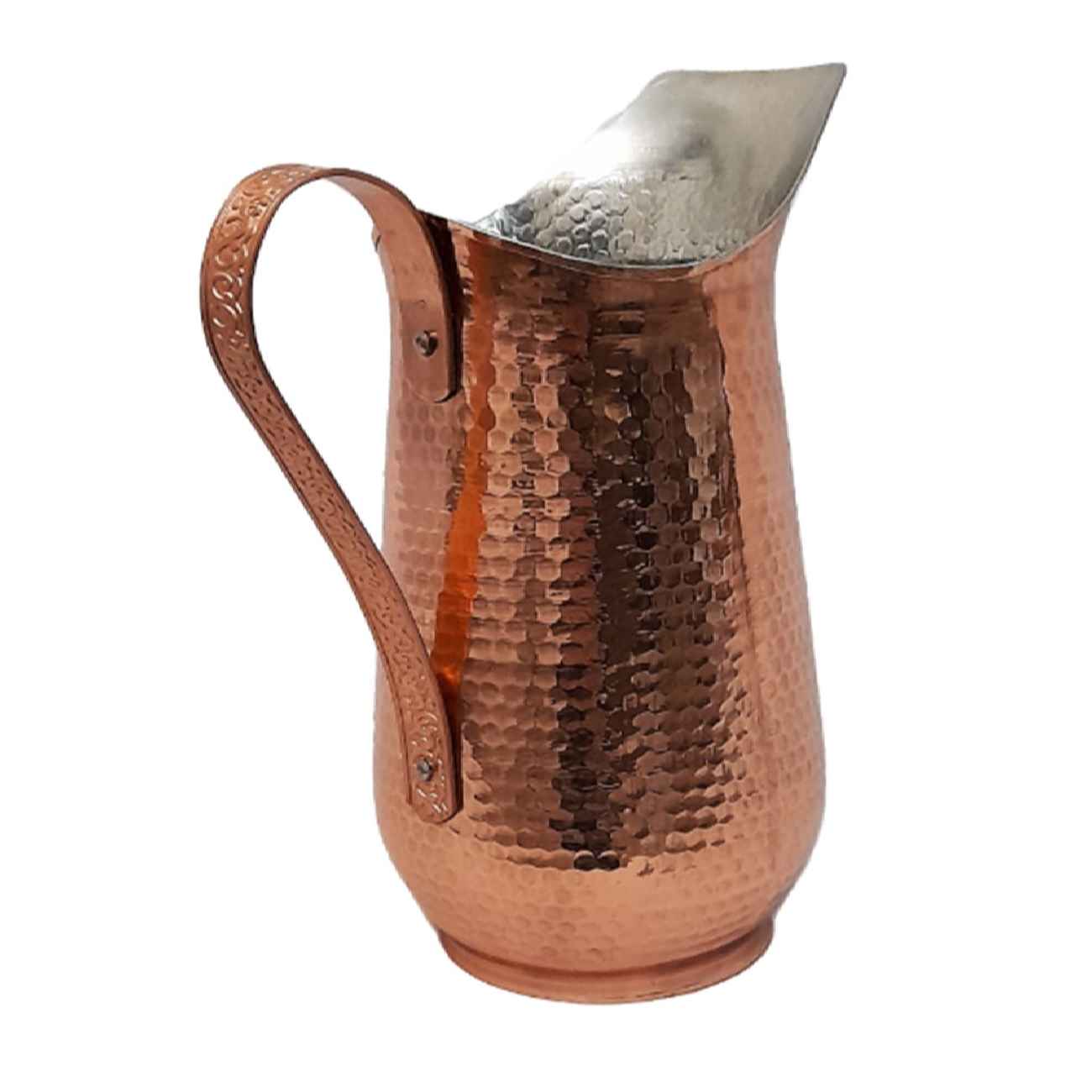 Price and Buy Persian Copper Pitcher Handmade & Hammered Model Sepehr - Image 4