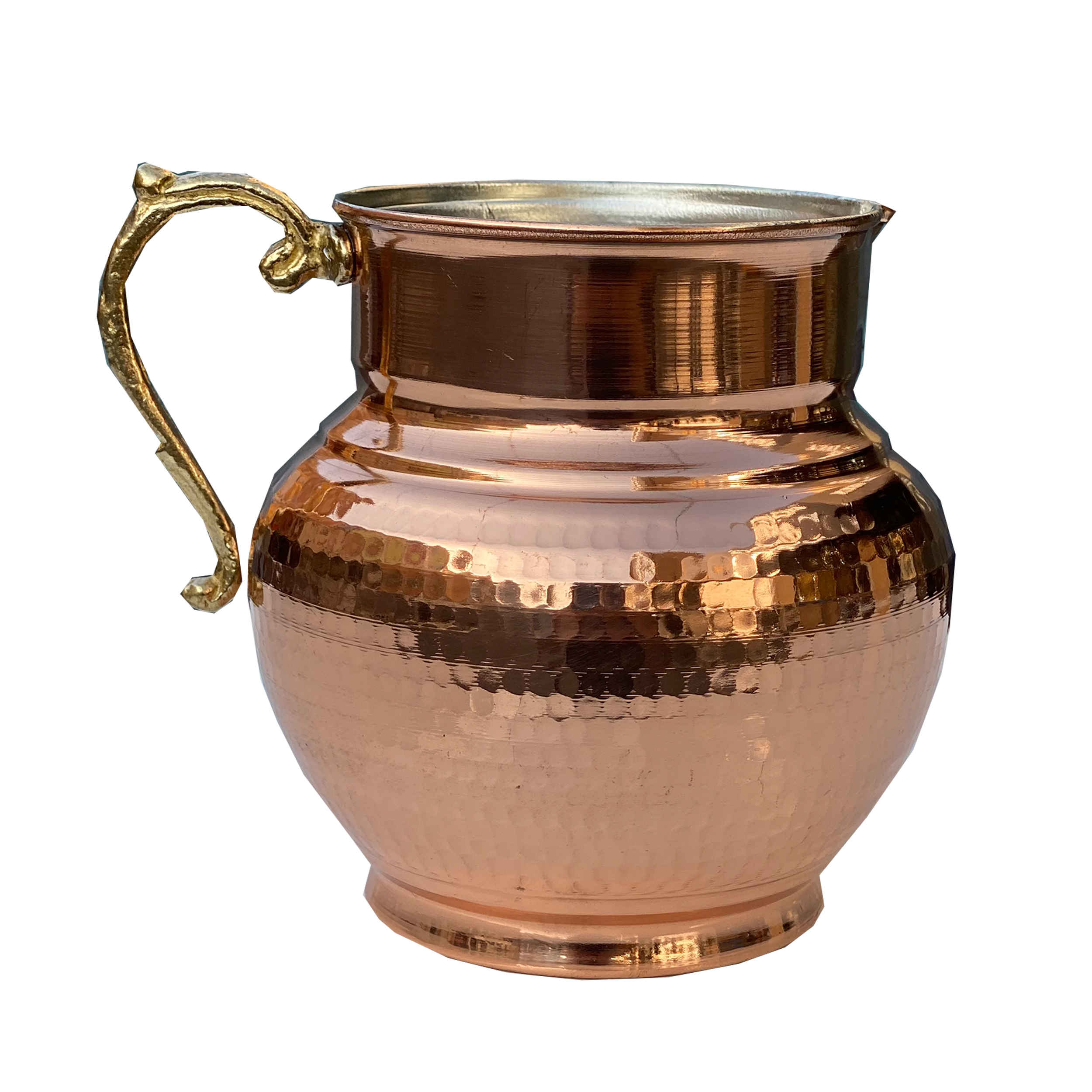 Price and Buy Persian Copper Pitcher Handmade & Hammered Model Shahruz