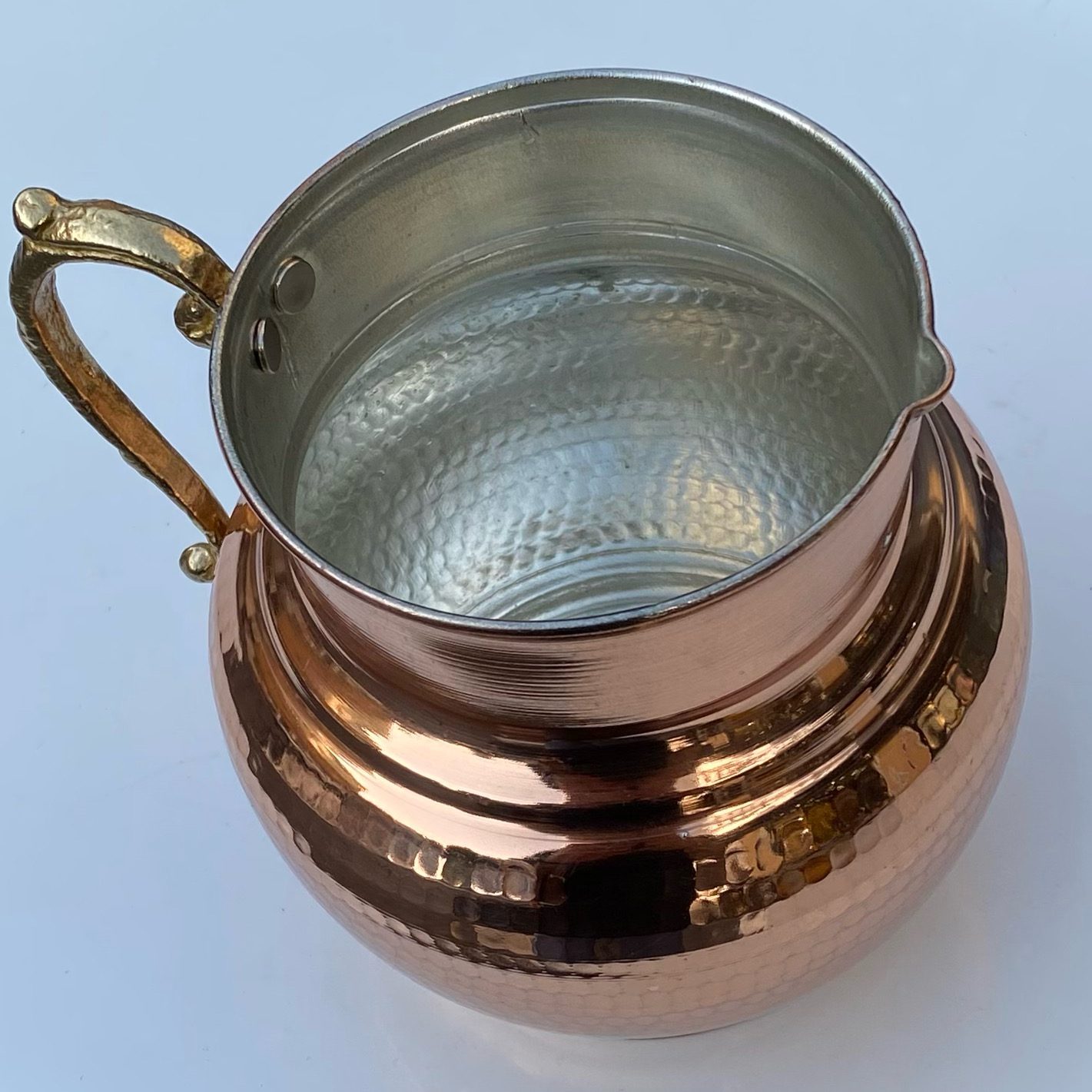 Price and Buy Persian Copper Pitcher Handmade & Hammered Model Shahruz - Image 3