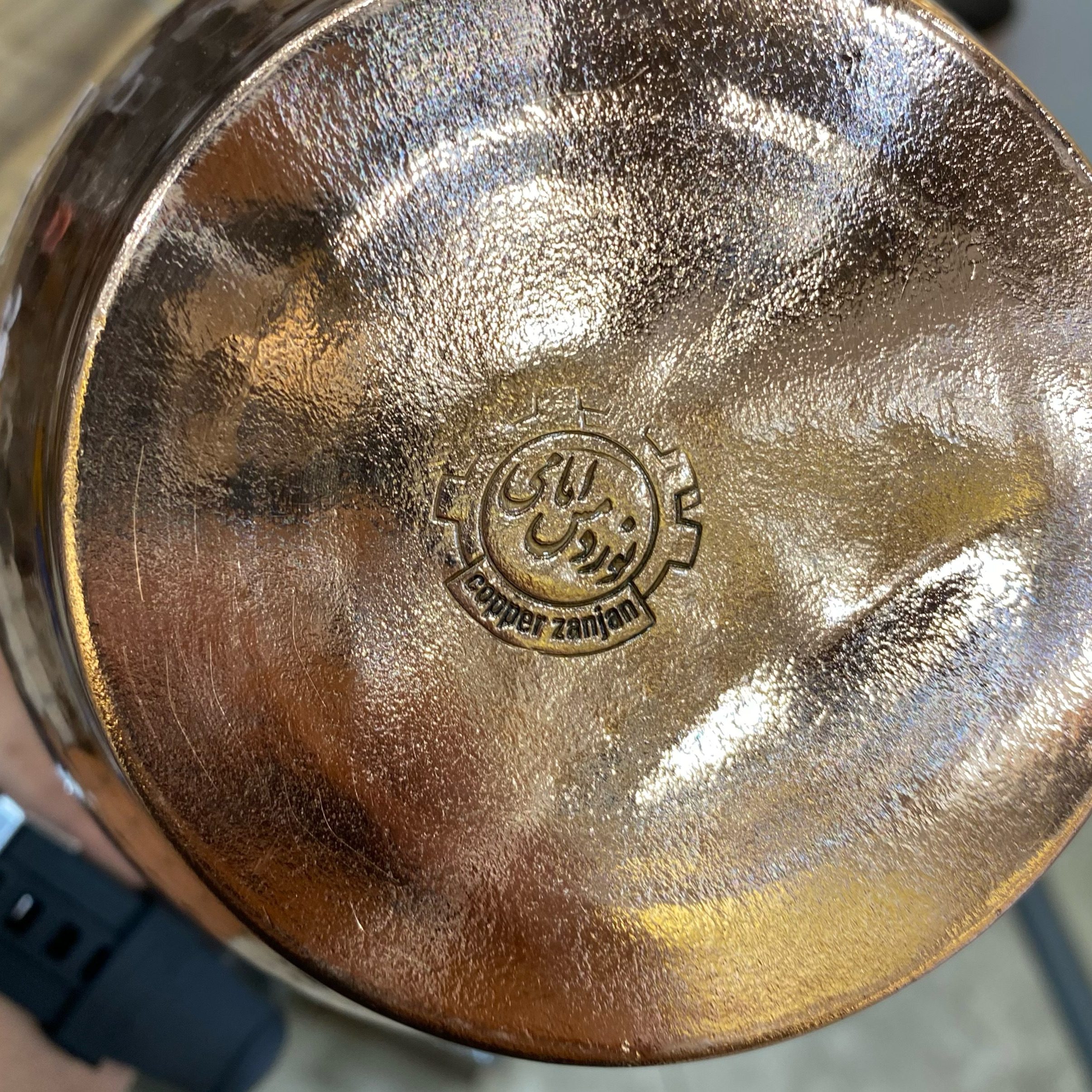 Price and Buy Persian Copper Pitcher Handmade & Hammered Model Shahruz - Image 4