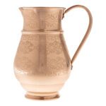 Price and Buy Persian Copper Pitcher with Handle – Engraving Handmade Art Piece