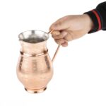Price and Buy Persian Copper Pitcher with Handle – Engraving Handmade Art Piece - Image 4